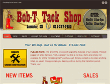 Tablet Screenshot of bobttackshop.ca
